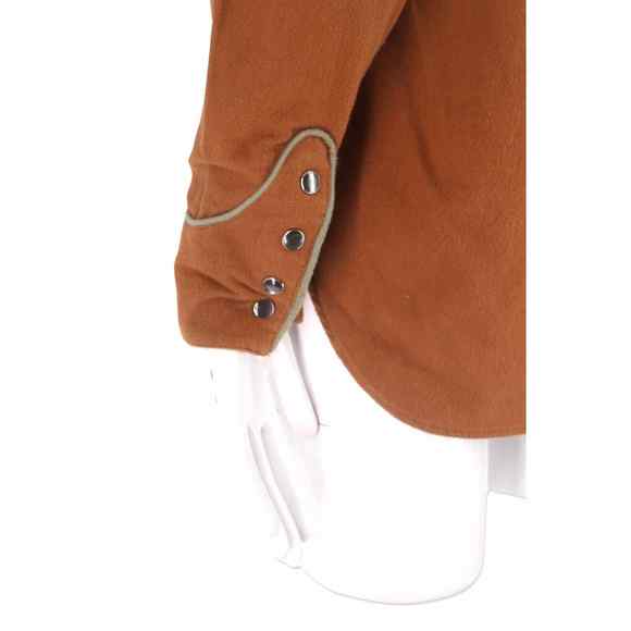 Ralph Lauren womens western shirt vintage 1970s snap top RL Country brown Polo S - Picture 5 of 7